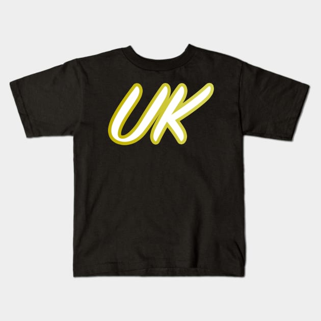 Uk Kids T-Shirt by lenn